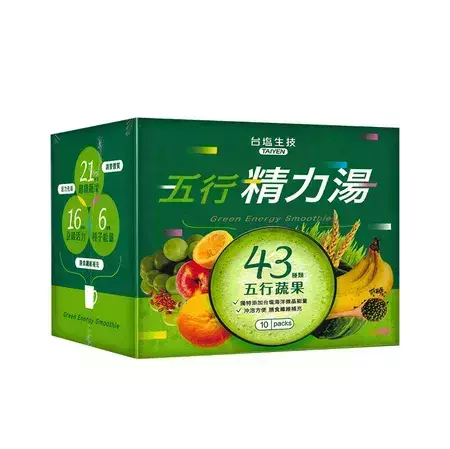 【台鹽生技】五行精力湯(10包/盒)-1入A90 