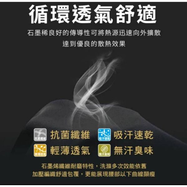 石磨烯科技纖維8道魔塑型褲 M-2XL E5 