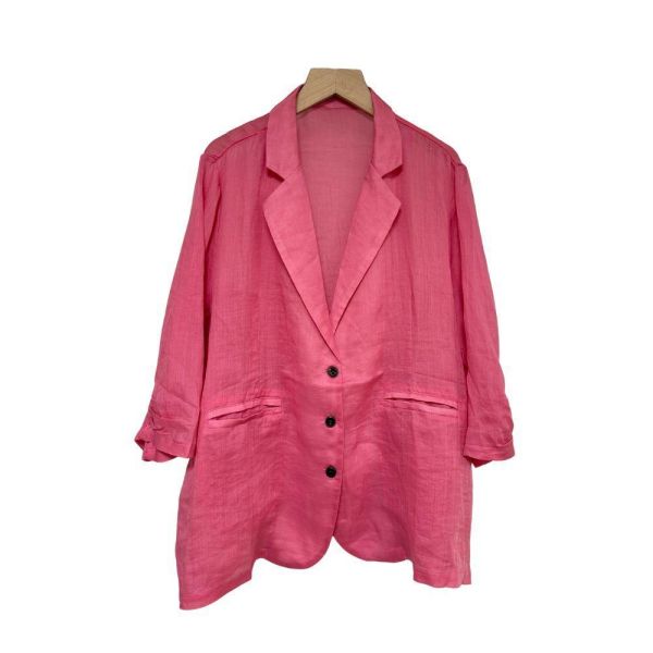 9947｜會呼吸的天然布料・極輕量苧麻西裝衫-MIA33115E8 