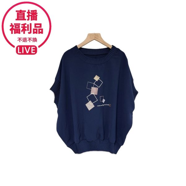 現貨7529｜印花壓褶連袖上衣-SH12325A6-福利品不退不換 