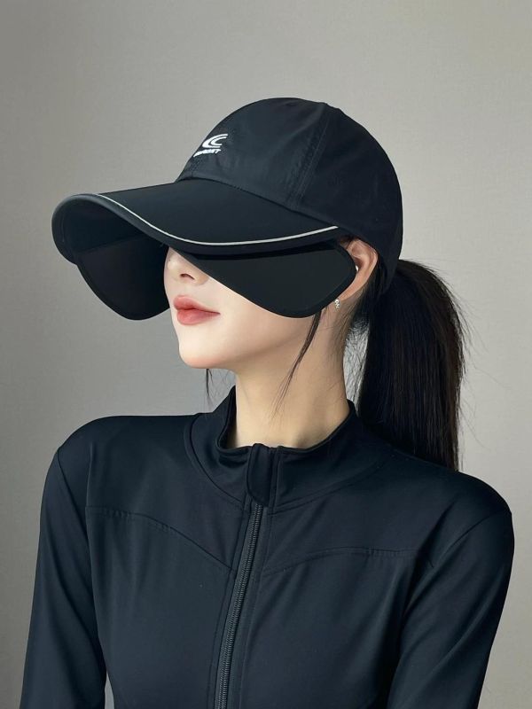 0147｜寬檐UV速乾透氣防曬遮陽可伸縮棒球帽-福利品不退不換-BLSA4 