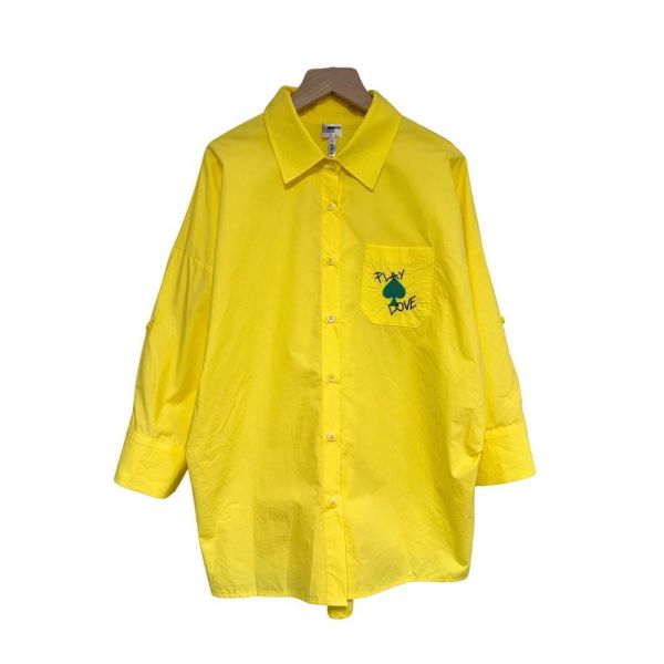 9838｜夏日顯白濾鏡・高飽和口袋刺繡純棉襯衫-RP1017H5 