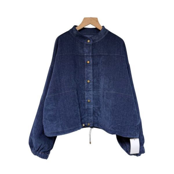 預購7953｜雲絨丹寧工裝風短夾克-MIA25293G9 