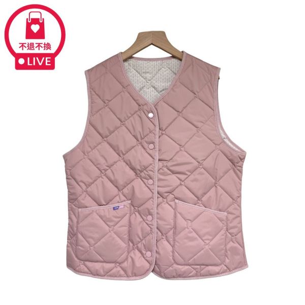 現貨9688｜輕量夾棉開扣馬甲-EM9102A7-福利品不退不換 