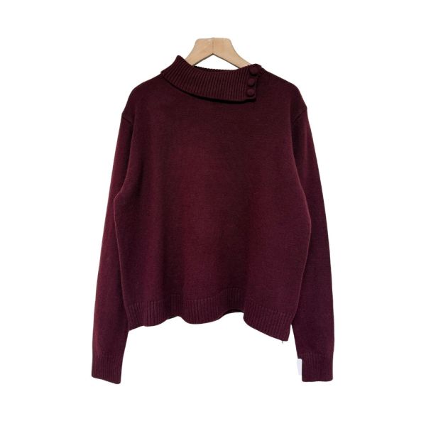 現貨8318｜螺紋翻領莫代爾針織衫 037 