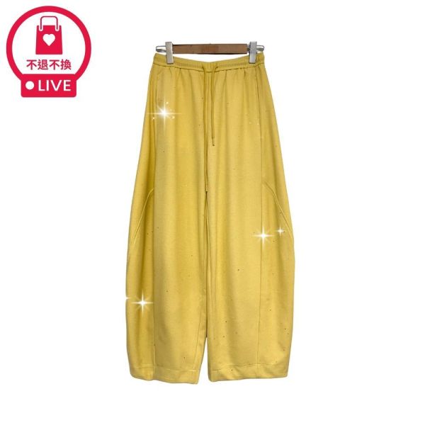 9903｜低調奢華歐膩・星砂微光彎刀褲-LAD200023D0-福利品不退不換 