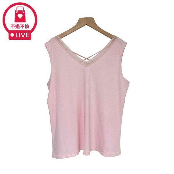 98022｜背影殺手！美背交叉微透膚背心-BYB71A2-福利品不退不換 