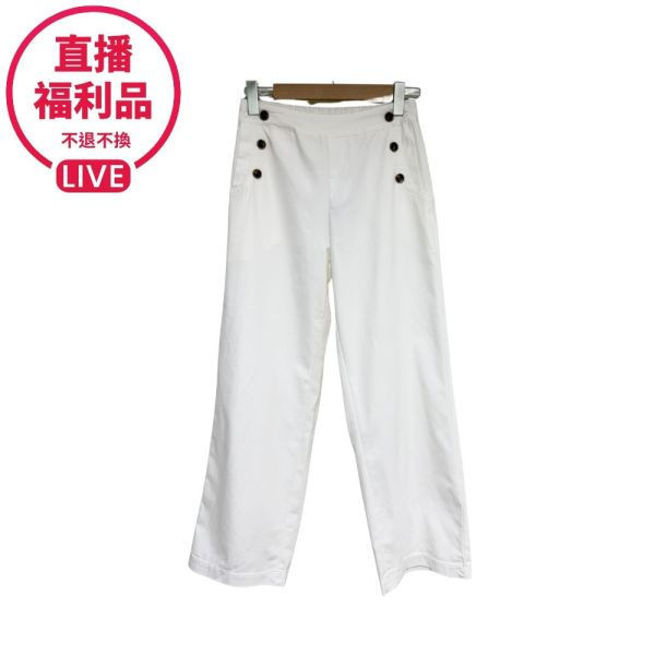 【買一送一】半鬆緊直筒褲 72322 福利品不退不換-DF9215A6 