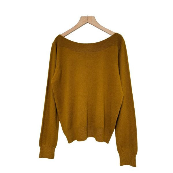 【兩件優惠】83066｜自訂款船領縮口莫代爾針織衫 032 