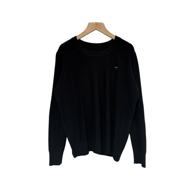 【兩件優惠】82511｜金屬裝飾花色坑條針織衫 028 