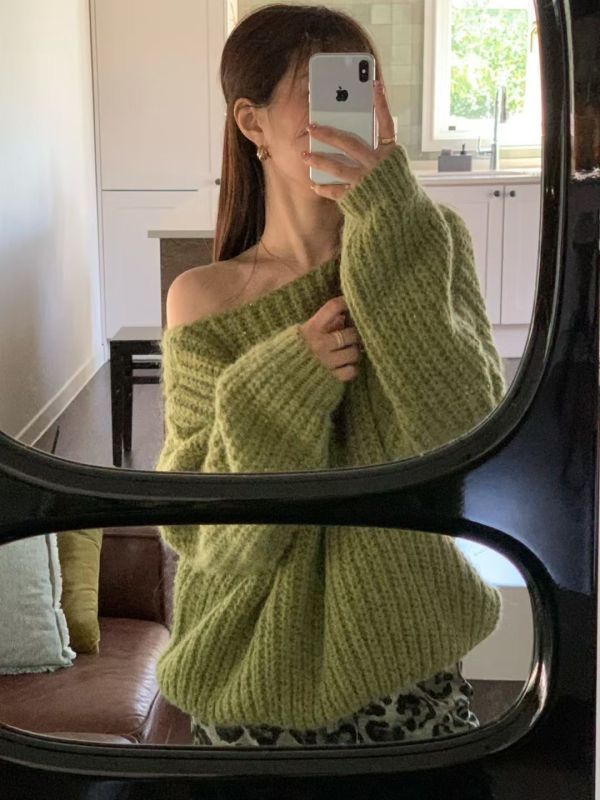 軟糯羊駝毛針織毛衣(4 colors) 軟糯羊駝毛針織毛衣