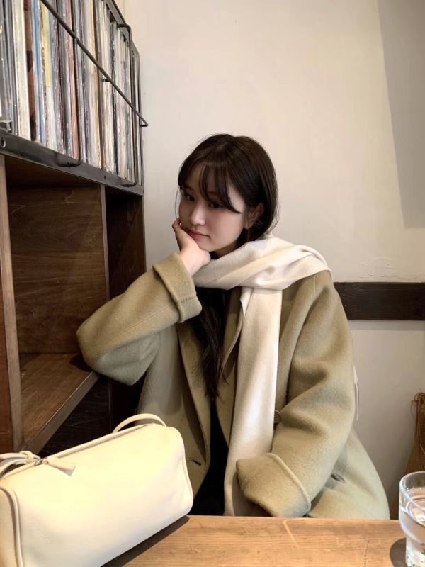 【三清洞雙排釦手工羊毛大衣 | 中長款 】2 colors 三清洞雙排釦手工羊毛大衣