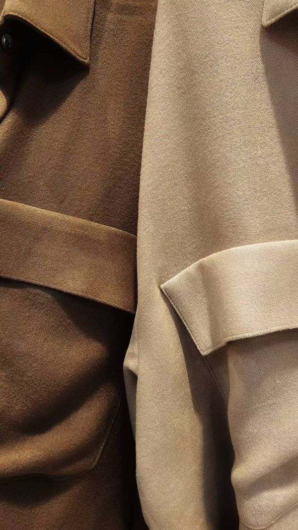 仿麂皮細絨休閒襯衫外套(2 colors) 仿麂皮細絨休閒襯衫外套