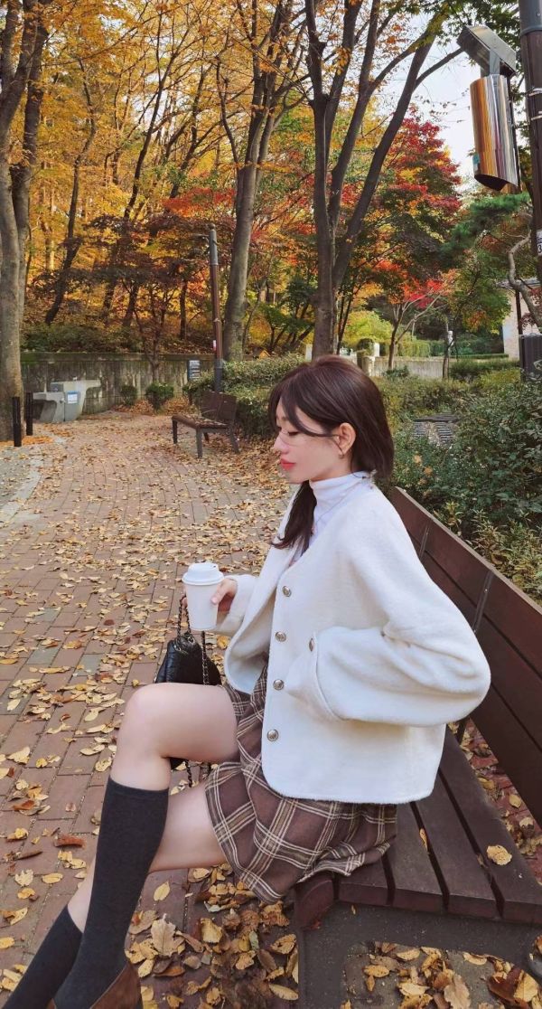 經典混羊毛精緻短外套(4 colors) 經典混羊毛精緻短外套