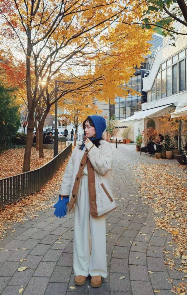 費爾島羊羔毛鋪棉雙面大衣 費爾島羊羔毛鋪棉雙面大衣