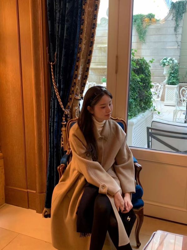 【漢南洞高雅羊駝長版手工大衣｜長款】2 colors 漢南高雅羊駝長版手工大衣