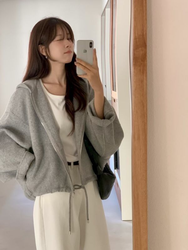 休閒氣息3M恆溫連帽手工羊毛外套(3 colors) 休閒氣息3M恆溫連帽手工羊毛外套