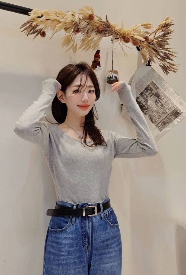 升級版！簡約舒適感磨毛打底T (4 colors) 升級版簡約舒適感磨毛打底T