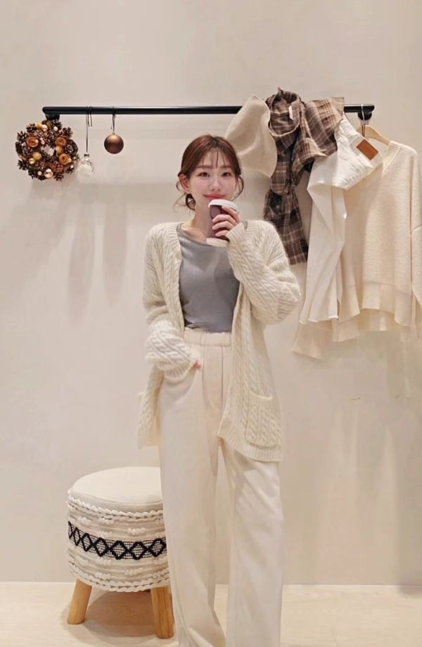 慵懶感麻花針織外套-優惠1天(3 colors) 慵懶感麻花針織外套