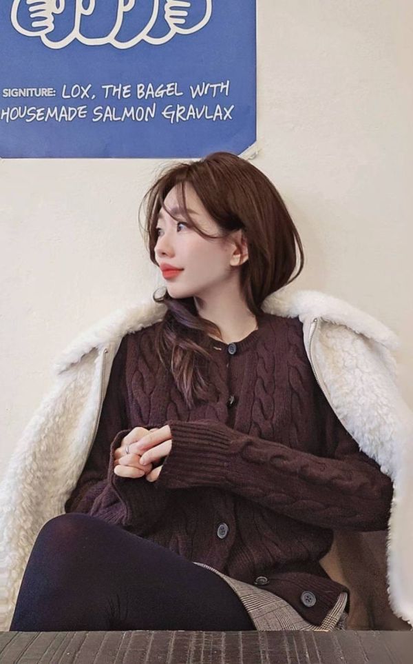 經典羊毛麻花針織外套(4 colors) 經典羊毛麻花針織外套