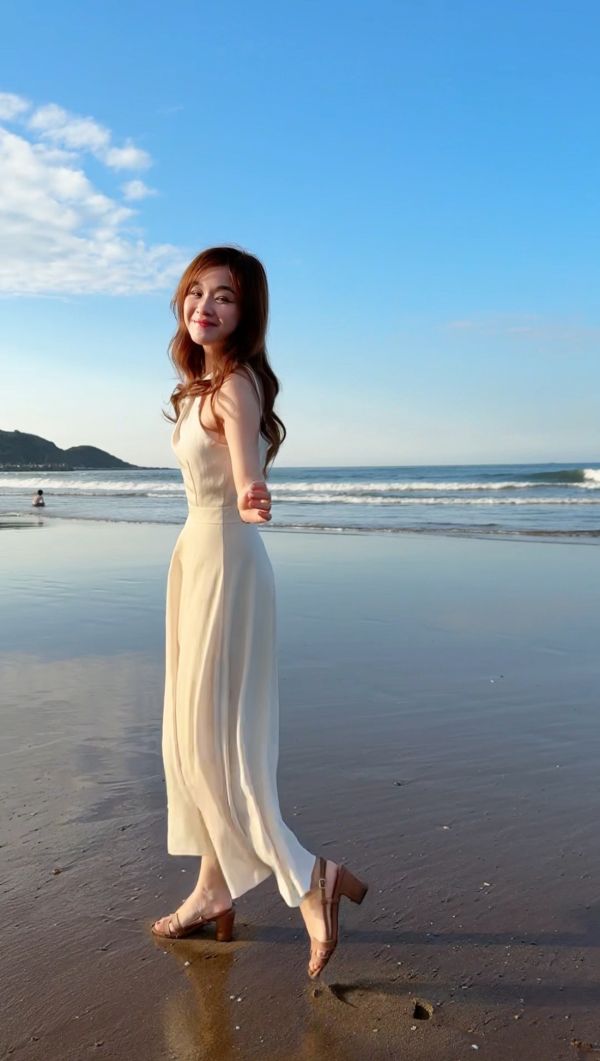優雅交叉緞面輕婚紗洋裝（3 colors） 優雅交叉緞面輕婚紗洋裝