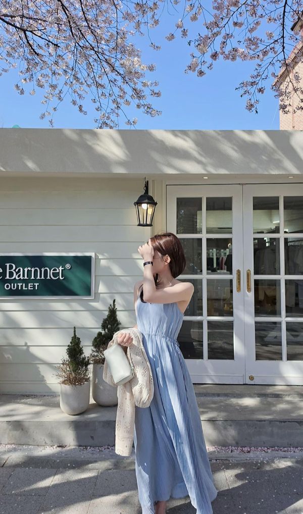 微光澤波紋氣質女神洋裝(3 colors) 微光澤波紋氣質女神洋裝