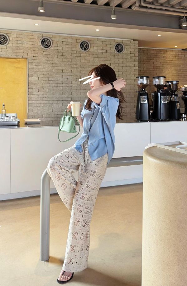 小仙女的蕾絲長褲(2 colors) 小仙女的蕾絲長褲