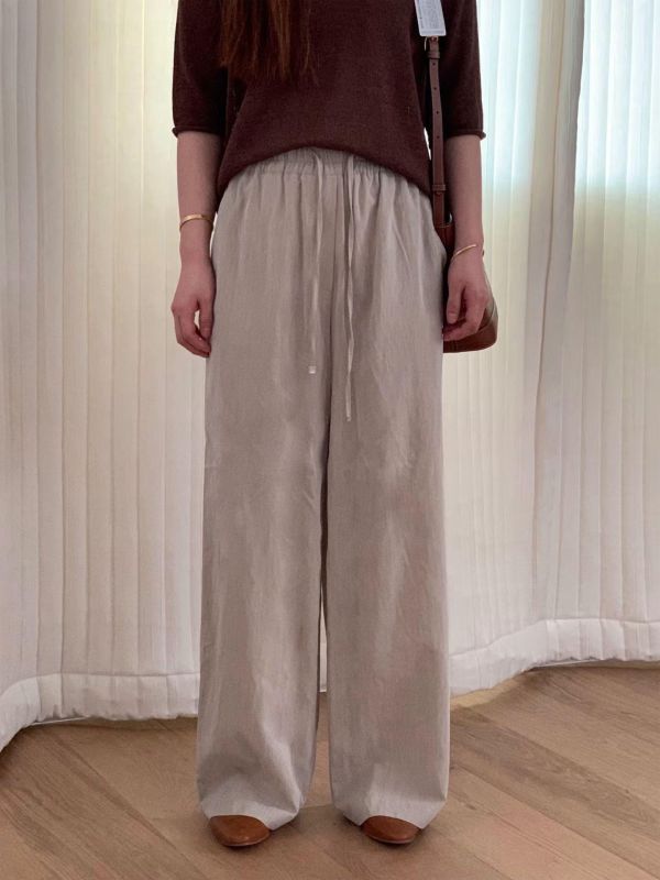 輕薄透氣百搭抽繩褲 (2 colors) 輕薄透氣百搭抽繩褲