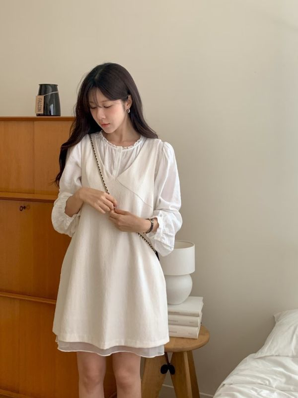 日常慵懶感氣質洋裝 (2 colors) 日常慵懶感氣質洋裝