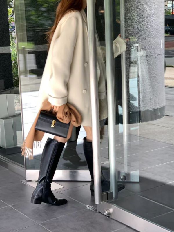 【三清洞雙排釦手工羊毛大衣 | 中長款 】2 colors 三清洞雙排釦手工羊毛大衣