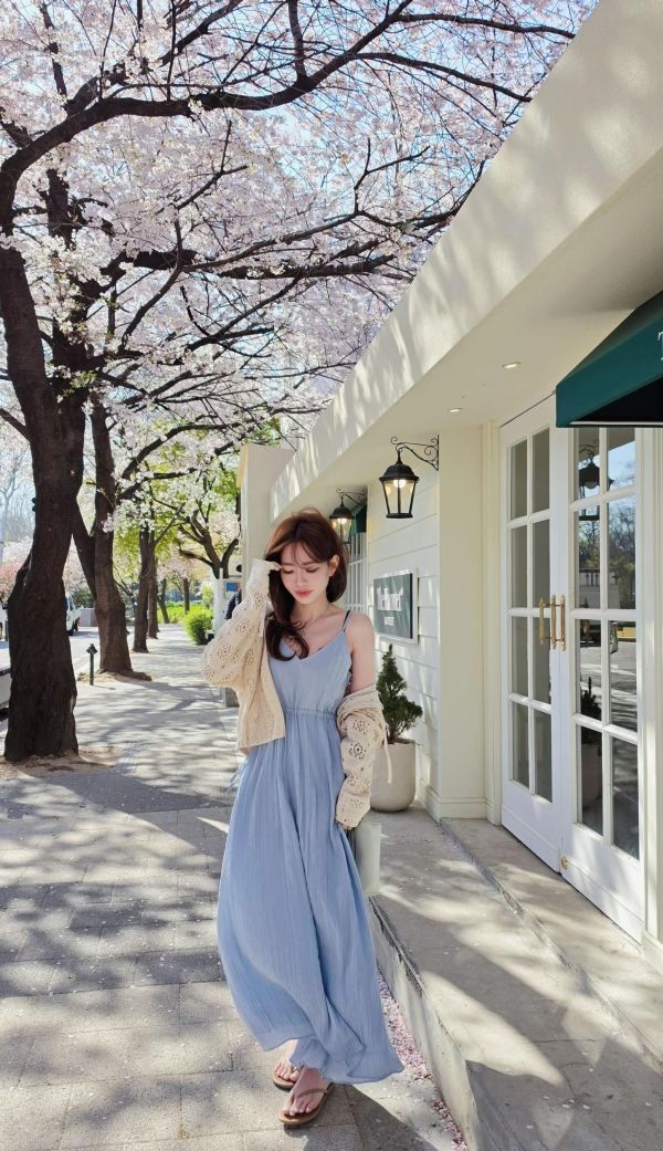 微光澤波紋氣質女神洋裝(3 colors) 微光澤波紋氣質女神洋裝