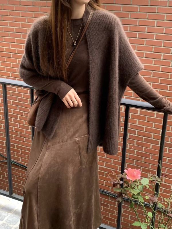 柔霧時光斗篷開衫(3 colors) 柔霧時光斗篷開衫