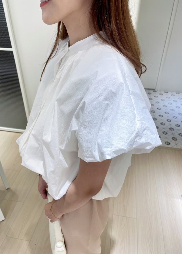 澎袖開扣兩穿上衣 澎袖開扣兩穿上衣, 上衣