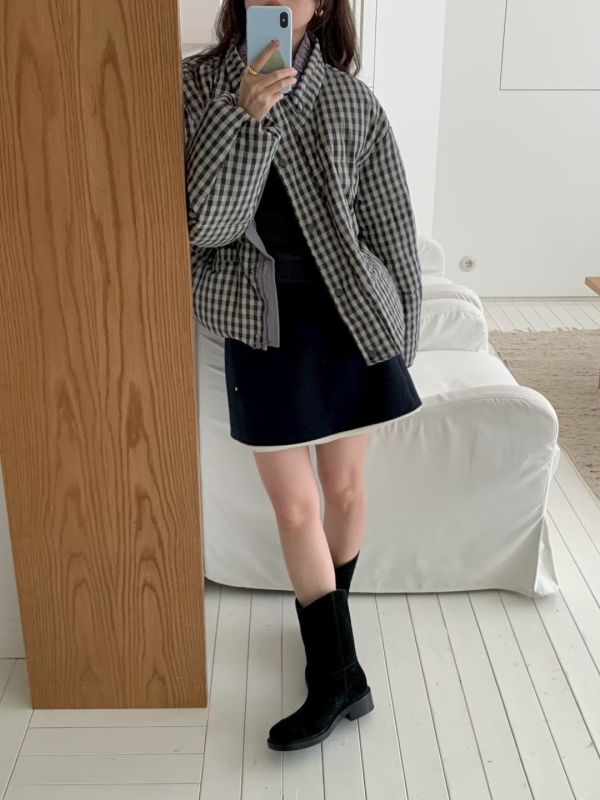 質感毛呢A字半裙（3 colors） 質感毛呢A字半裙