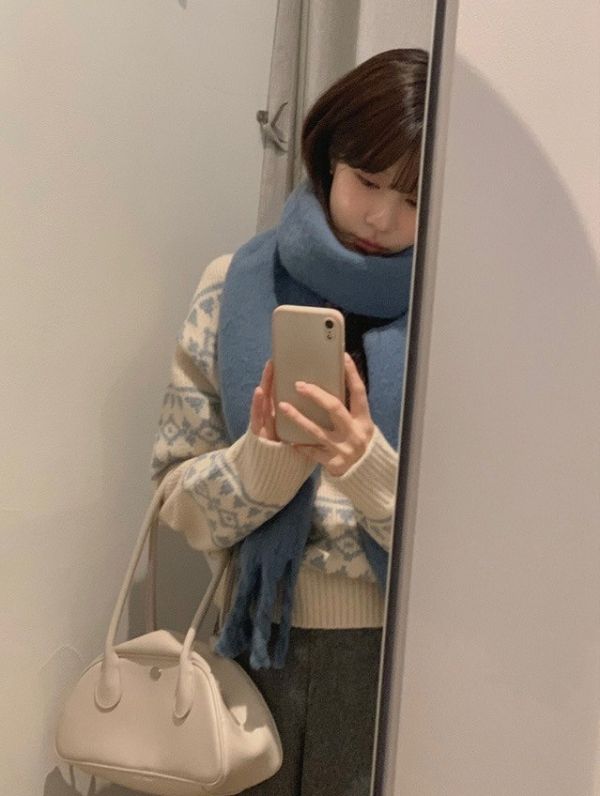 北歐雪花溫語毛衣(2 colors) 北歐雪花溫語毛衣