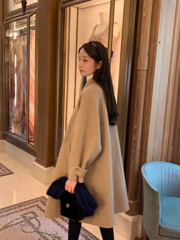 【漢南洞高雅羊駝長版手工大衣｜長款】2 colors 漢南高雅羊駝長版手工大衣