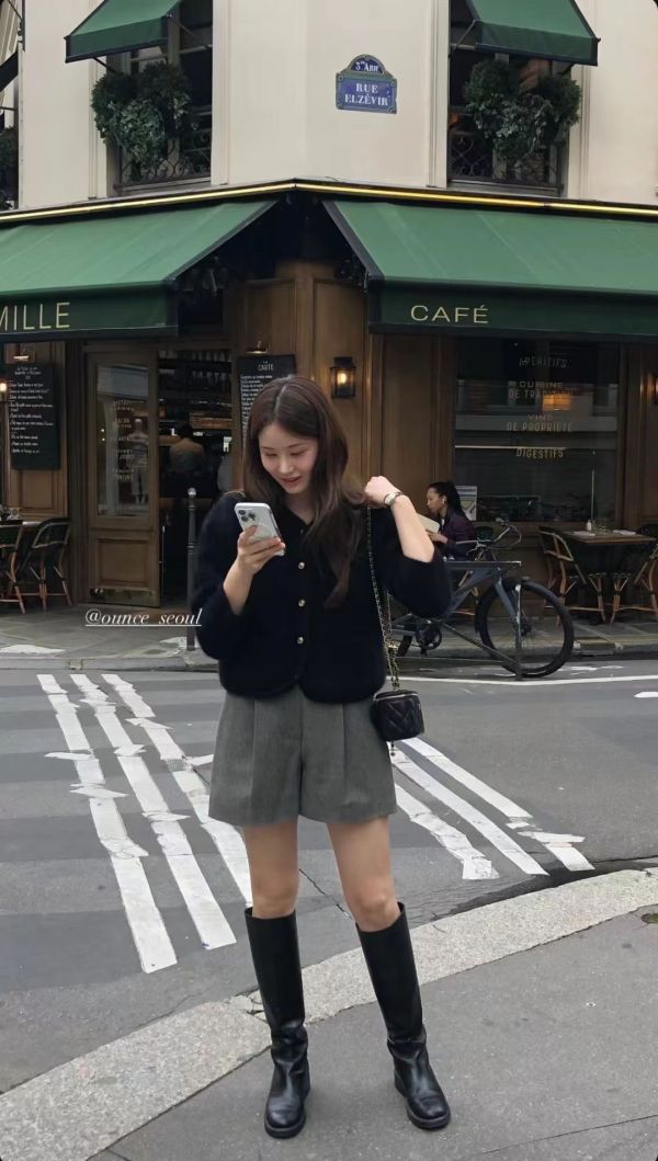 首爾午後安哥拉毛金扣外套(3 colors) 首爾午後安哥拉羊絨金扣外套