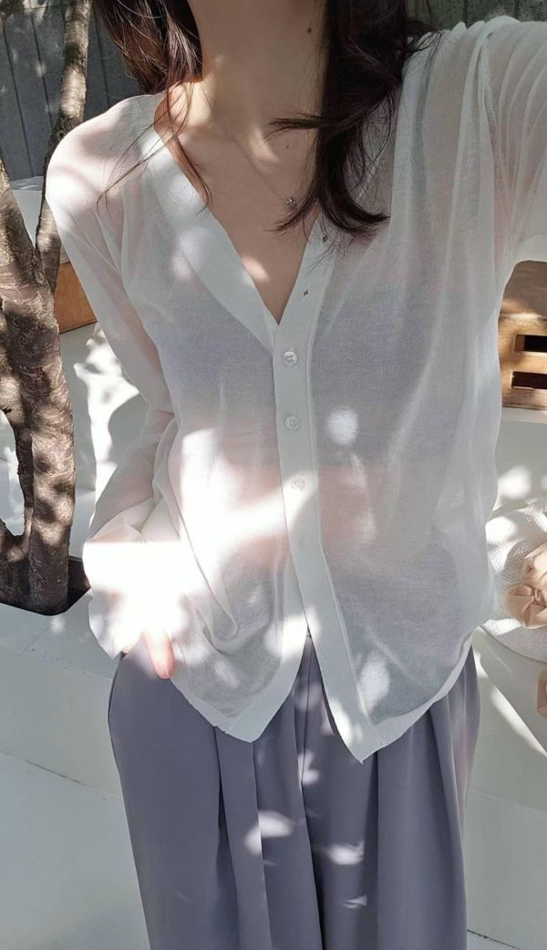 超細緻空氣感開襟針織外套(4 colors) 超細緻空氣感開襟針織外套