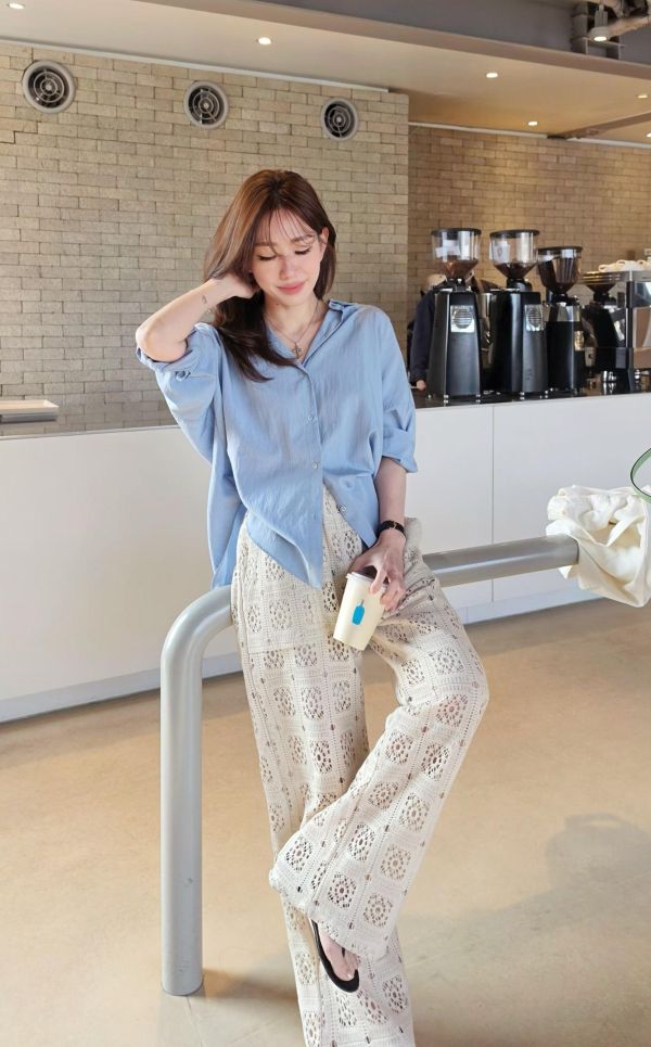 小仙女的蕾絲長褲(2 colors) 小仙女的蕾絲長褲