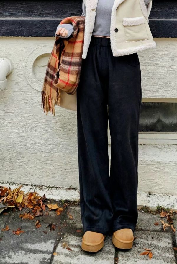 休閒長腿加絨燈芯絨長褲(4 colors) 休閒長腿加絨燈芯絨長褲