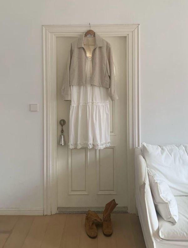 霧感亞麻雙開氣質外套 (2 colors) 霧感亞麻雙開氣質外套