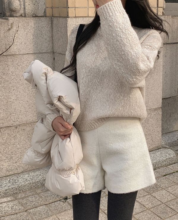 (限時三天）暖絨羊毛A字短褲(2 colors) 暖絨羊毛A字短褲