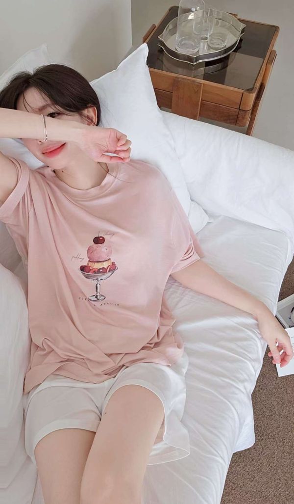 韓系天絲居家服套裝 (預購價至8/20)(預購價至8/24) 