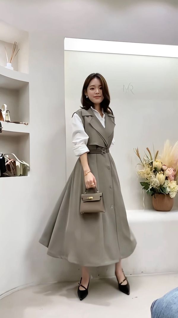 高質感四季風衣背心外套(2 colors) 高質感四季風衣背心外套