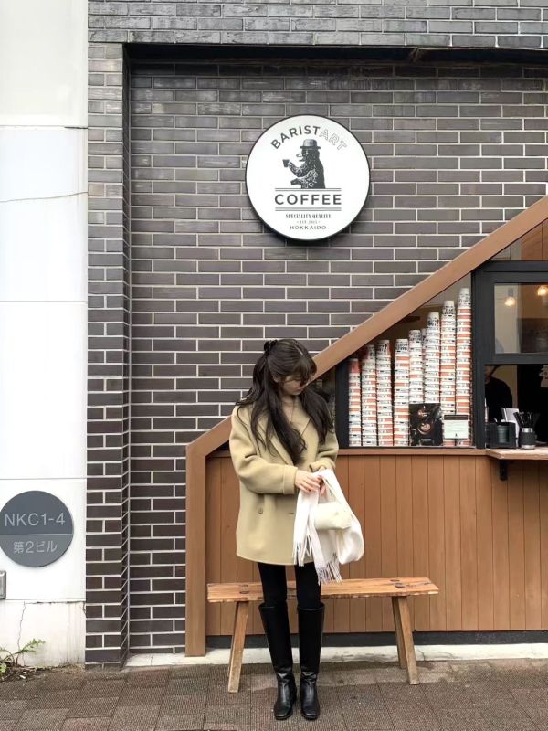 【三清洞雙排釦手工羊毛大衣 | 中長款 】2 colors 三清洞雙排釦手工羊毛大衣