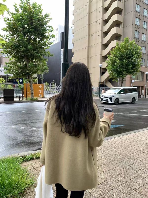 【三清洞雙排釦手工羊毛大衣 | 中長款 】2 colors 三清洞雙排釦手工羊毛大衣