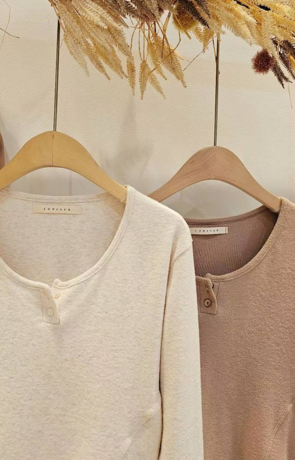 升級版！簡約舒適感磨毛打底T (4 colors) 升級版簡約舒適感磨毛打底T