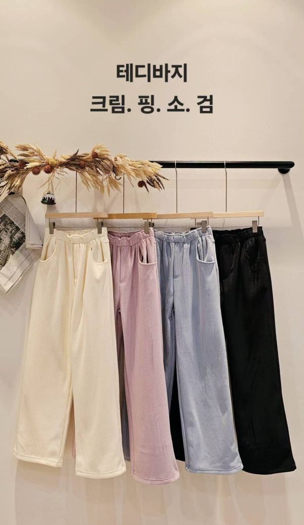 休閒長腿加絨燈芯絨長褲(4 colors) 休閒長腿加絨燈芯絨長褲