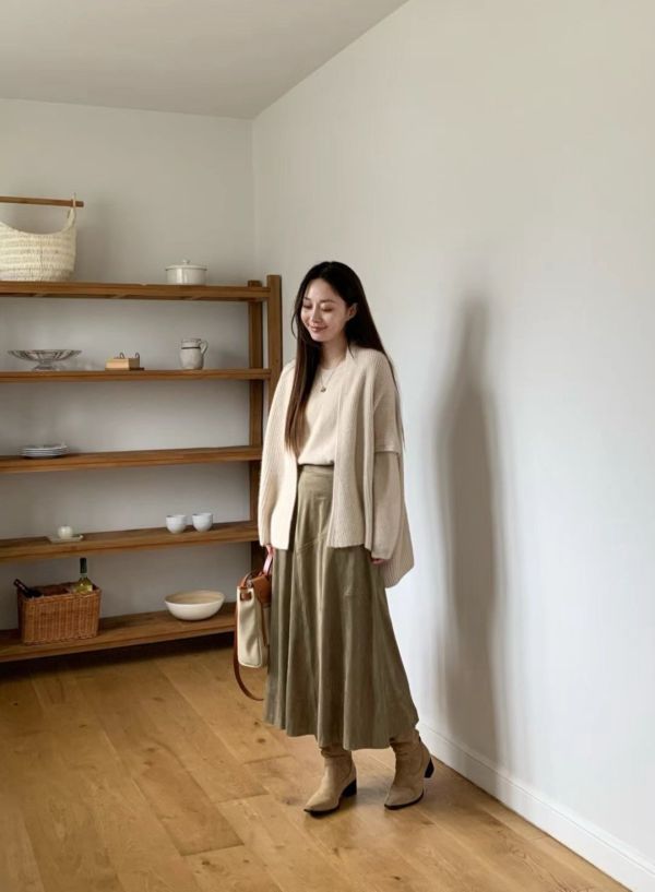 柔霧時光斗篷開衫(3 colors) 柔霧時光斗篷開衫