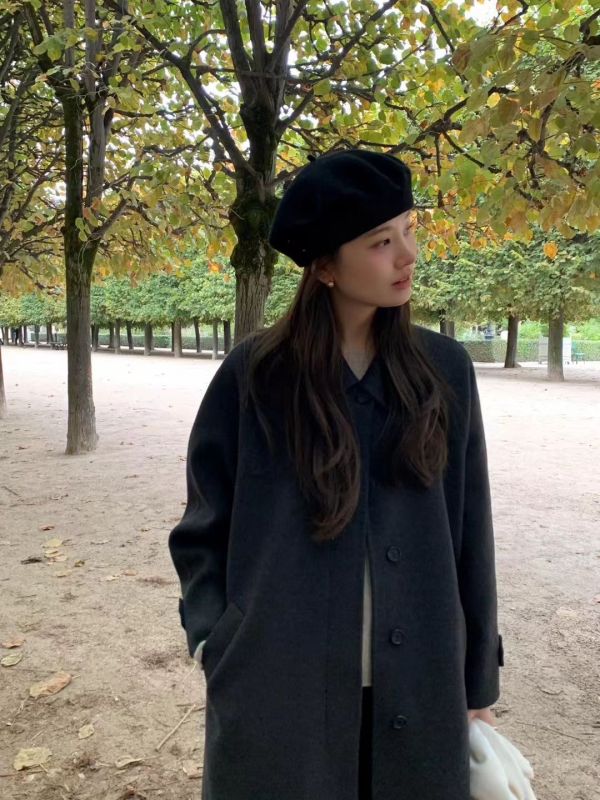 【漢南洞高雅羊駝長版手工大衣｜長款】2 colors 漢南高雅羊駝長版手工大衣